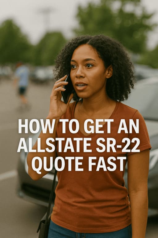 Allstate SR-22 quote process