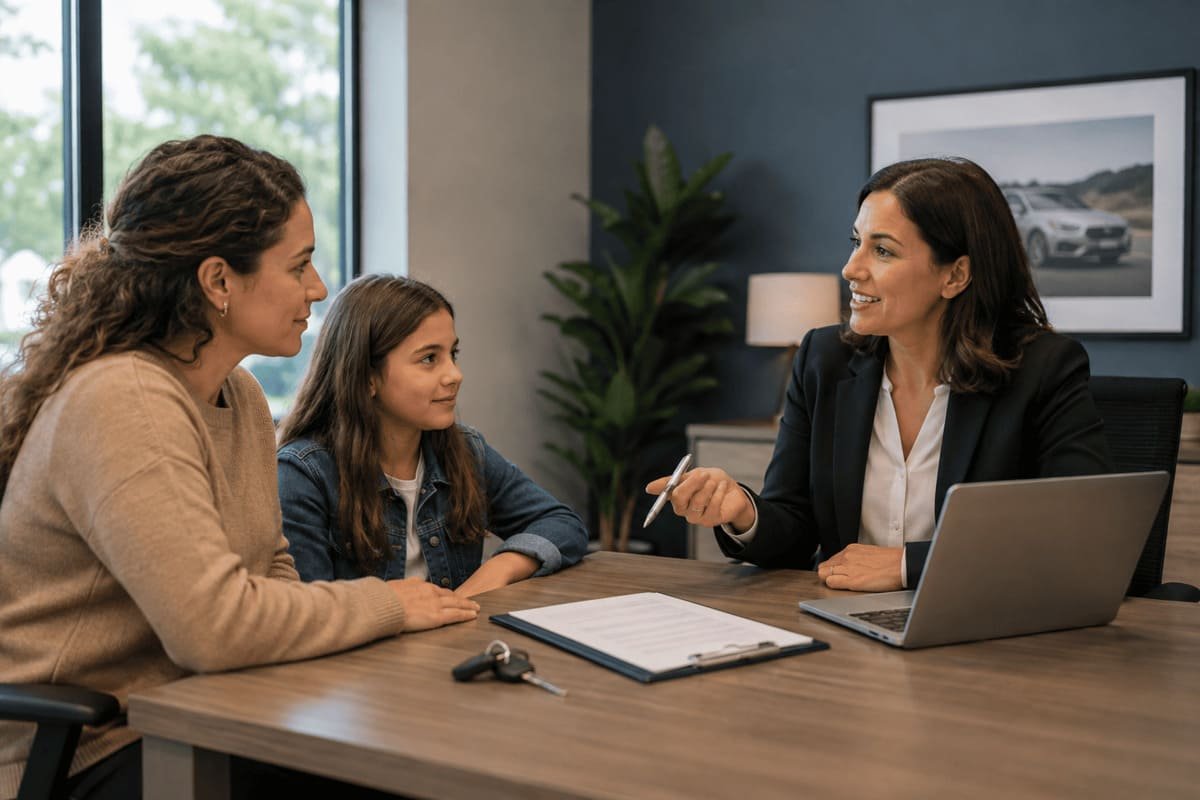 Family comparing American Family Insurance auto and home quotes by ZIP code