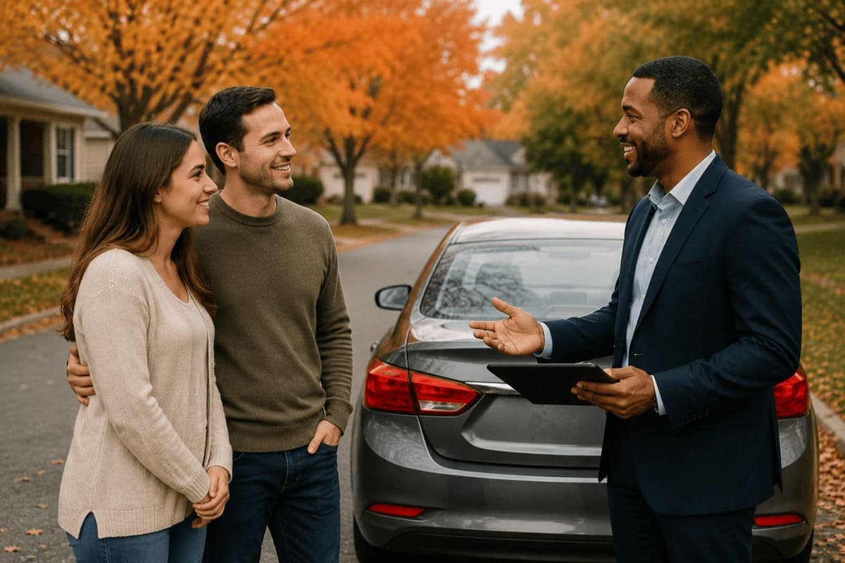 Driver comparing New Jersey auto insurance quotes by ZIP, policy type, PIP, liability, and deductibles