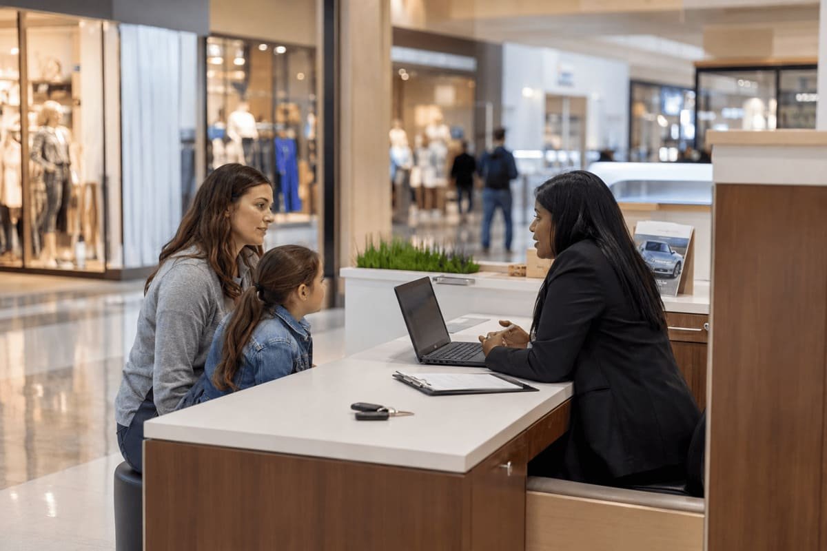 Family comparing Auto-Owners auto and home insurance quotes by ZIP with an independent agent