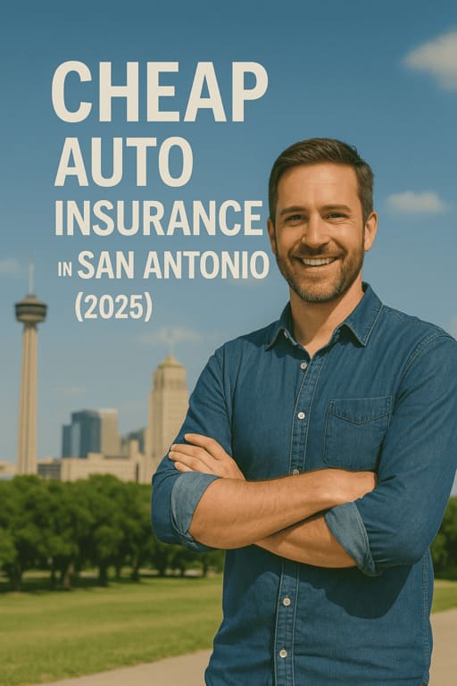 Driver comparing cheap car-insurance quotes in San Antonio