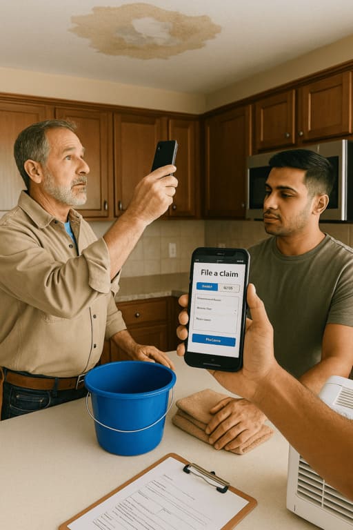 Allstate home damage claim process and repair coverage