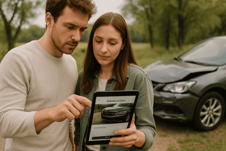 Esurance claims process digital system