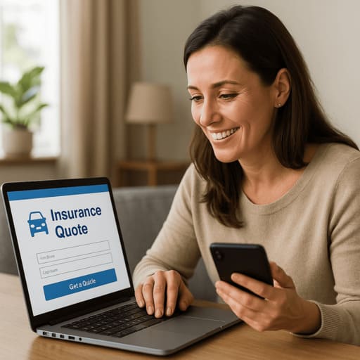 Nationwide online insurance quote process