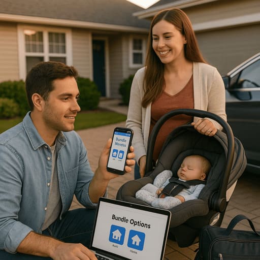 Progressive insurance bundles for new parents