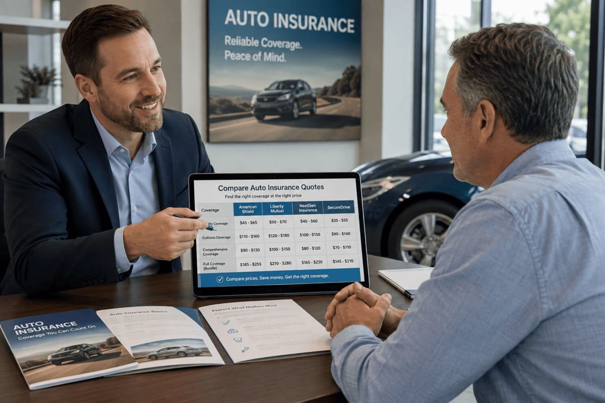 Progressive vs GEICO comparison for young drivers in the United States