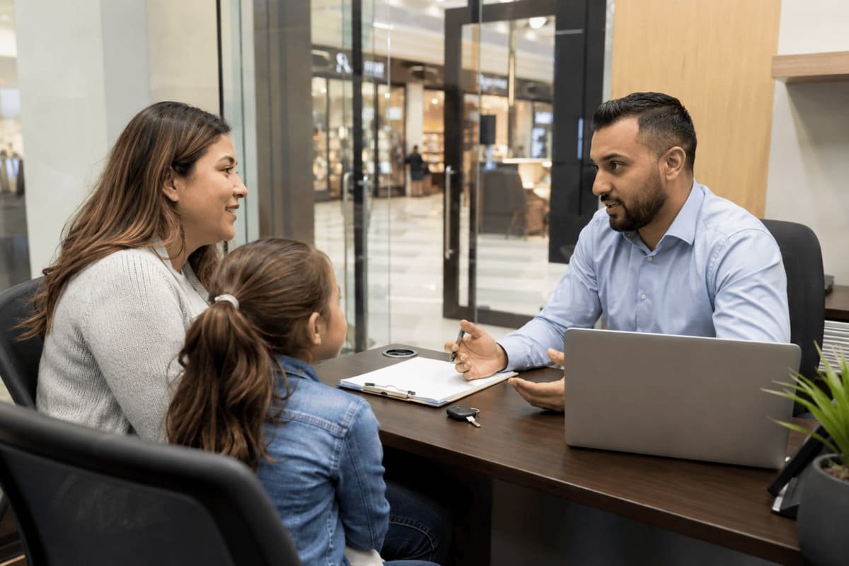 Driver comparing Quotza car insurance quote options by ZIP code