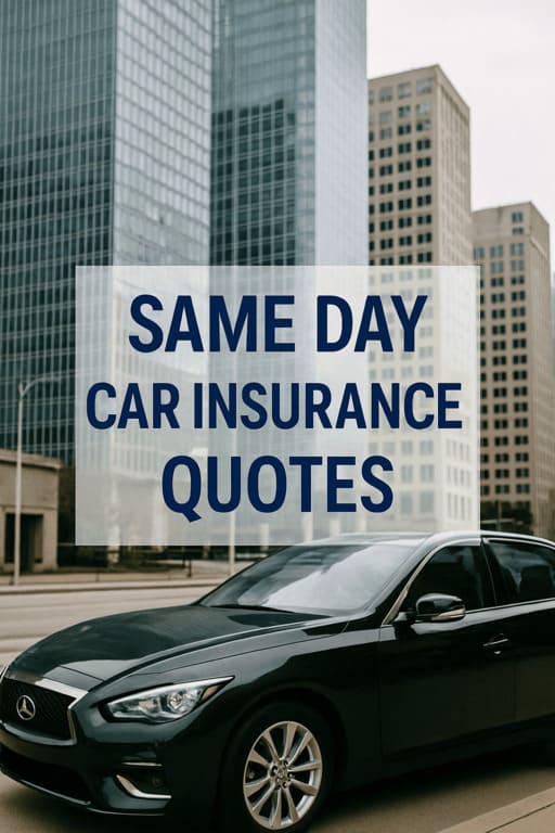 Instant same-day car insurance comparison