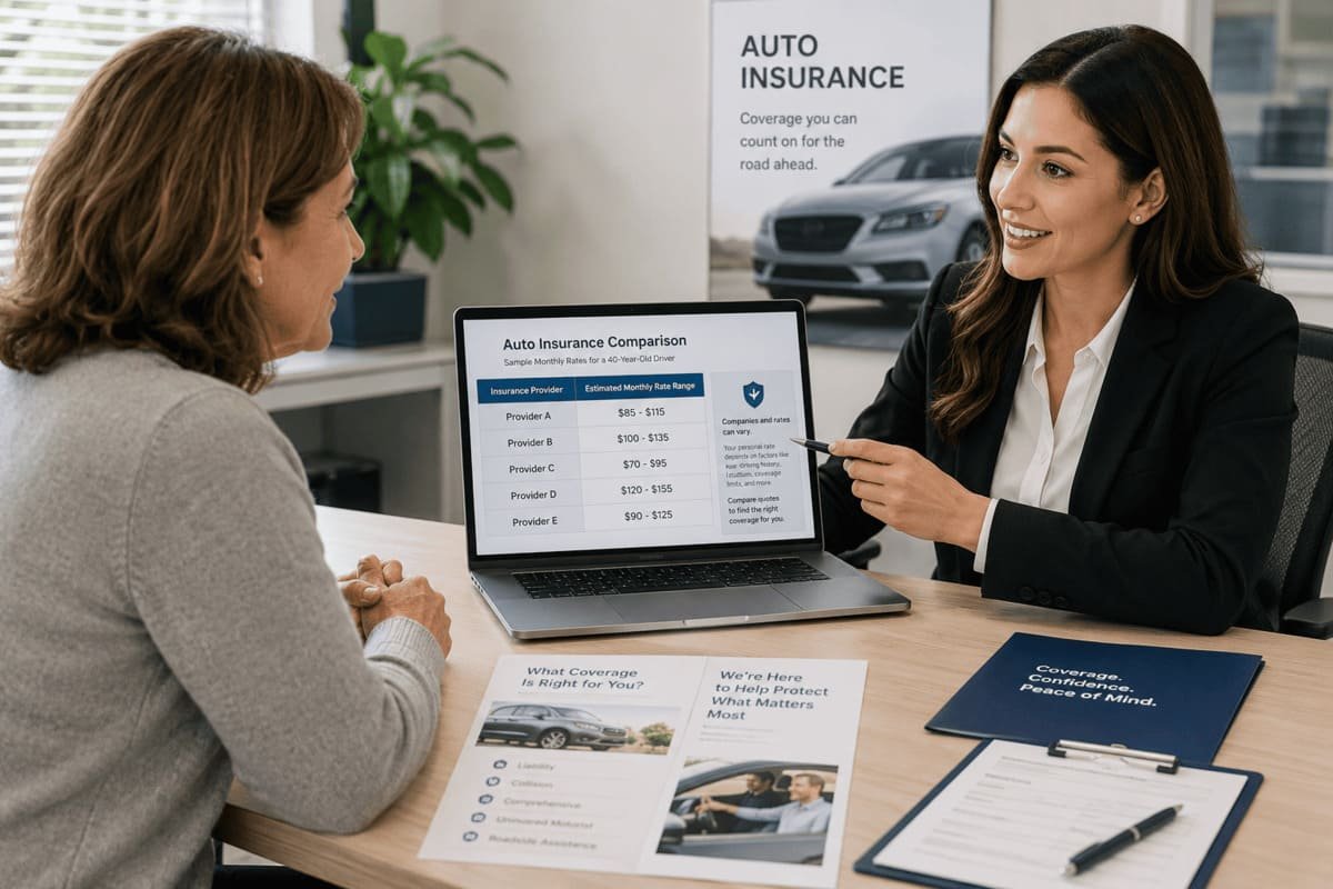 The General vs Progressive auto insurance comparison for budget-focused drivers in the United States