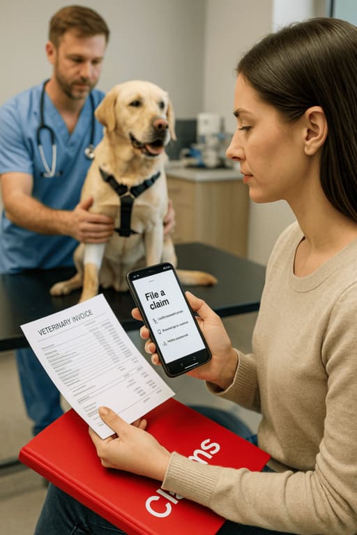 pet injury claim filing process
